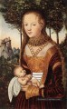 Jeune Mère et Enfant Renaissance Lucas Cranach l’Ancien